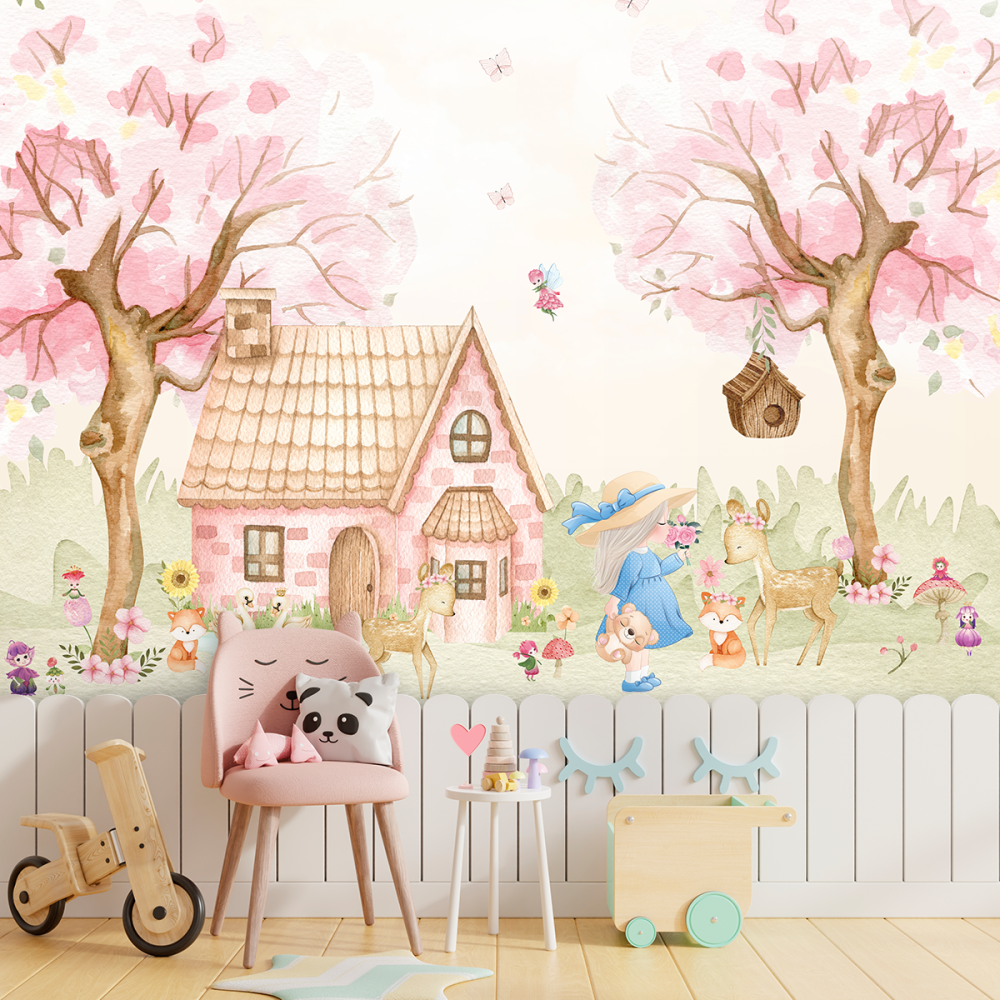 Papel De Parede Personalizado Bosque Encantado