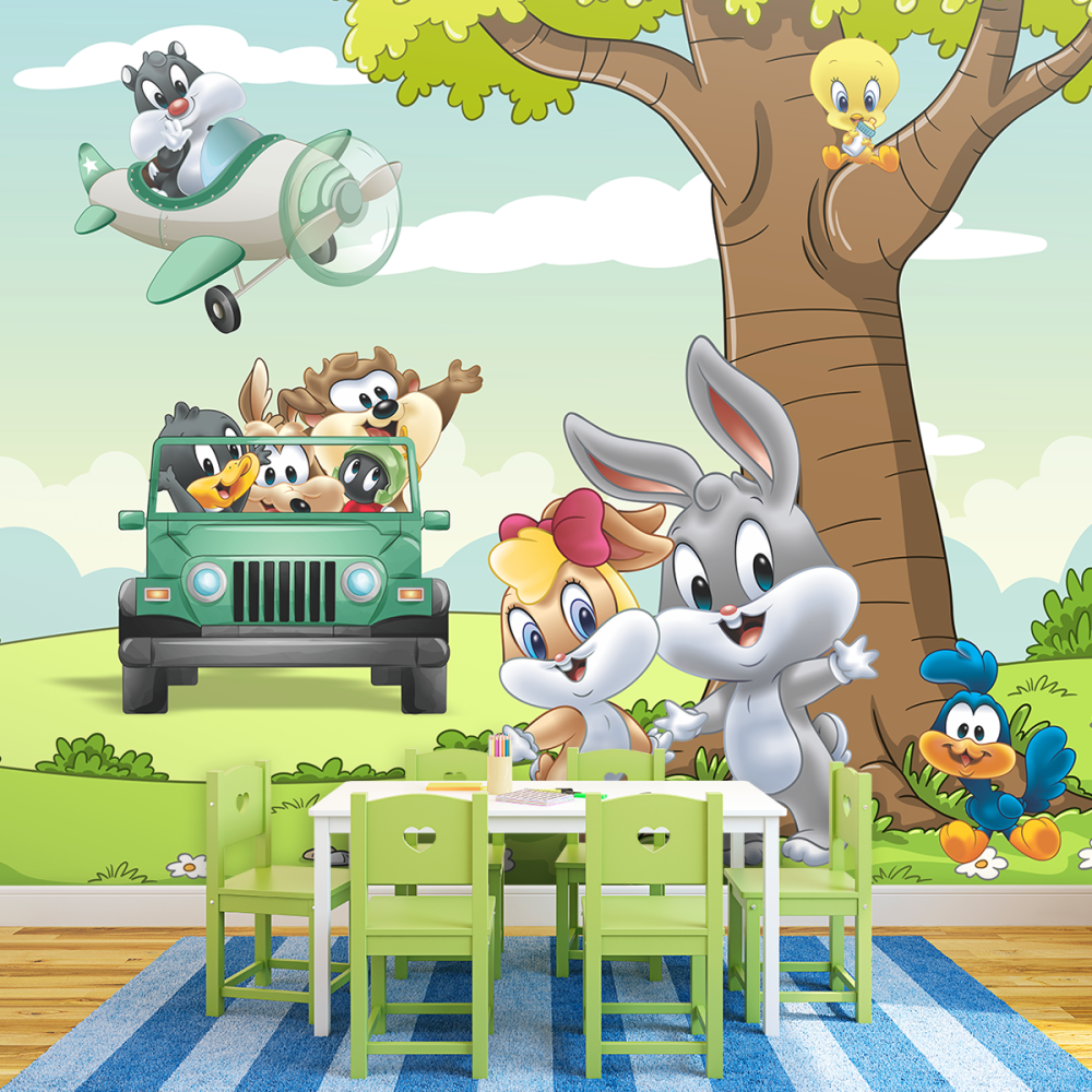 Papel De Parede Personalizado Looney Tunes