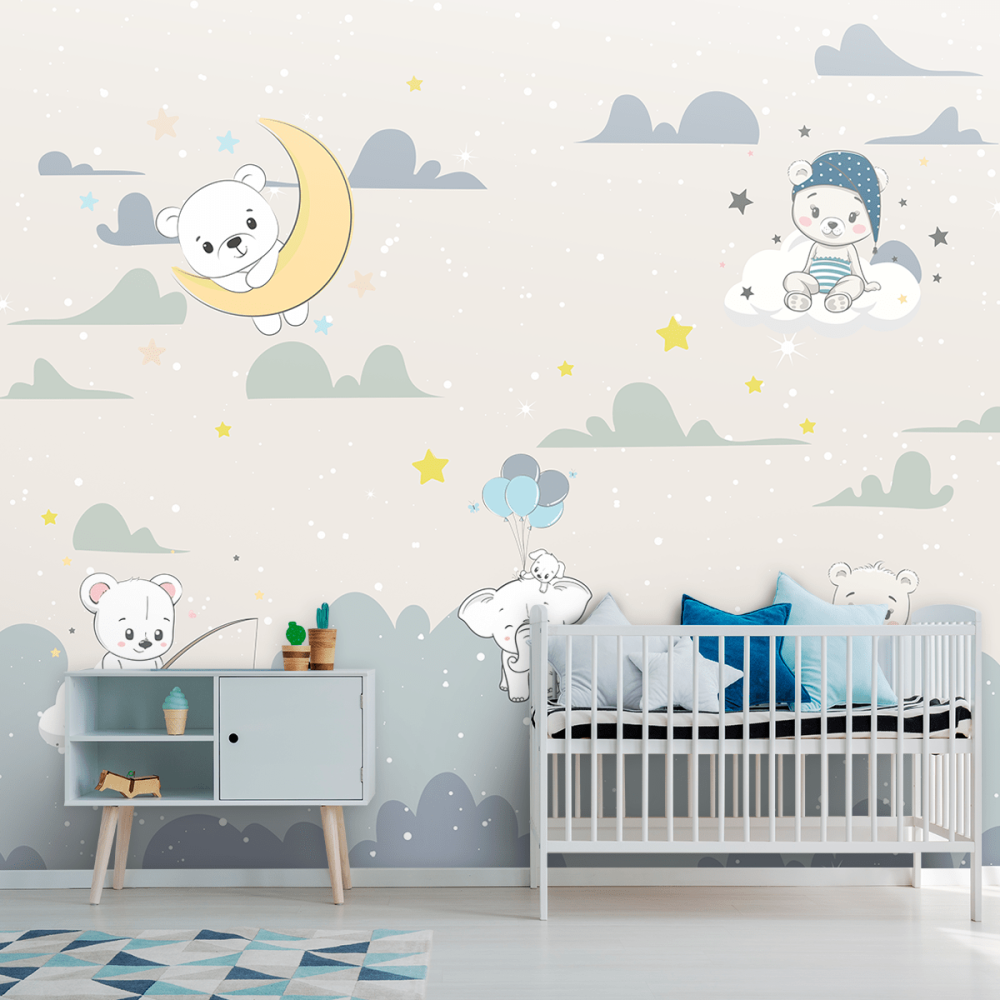 Papel De Parede Personalizado Céu de Bichinhos