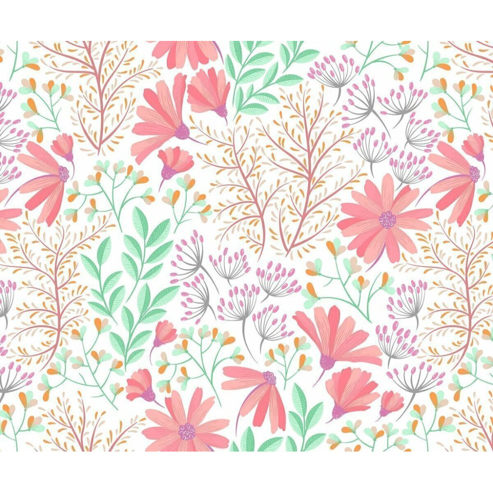 Papel de Parede Personalizado Primavera Floral
