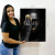 Quadro Decorativo Elegância em Preto e Ouro