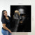 Quadro Decorativo Elegância em Preto e Ouro