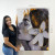 Quadro Mulher Flor Ouro