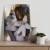 Quadro Mulher Flor Ouro