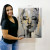 Quadro Mulher Face Ouro