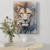 Quadro Decorativo Leão Elegância Selvagem