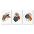 Kit Quadros Decorativos Abstrato Contemporâneo