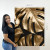Kit Quadros Decorativos Costela de Adão Gold