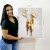 Quadro Decorativo Floral Golden
