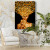Quadro Decorativo Mulher Dourada