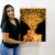 Quadro Decorativo Mulher Dourada