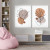 Kit Quadros Decorativos Formas e Folhas