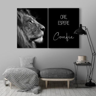 Quadro Decorativo Ore, Espere e Confie