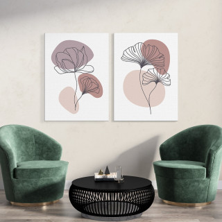 Quadro Decorativo Boho Floral