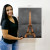 Quadro Decorativo Torre Eiffel Iluminada