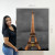 Quadro Decorativo Torre Eiffel Iluminada