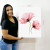 Quadro Decorativo Floral Leveza em Pétalas