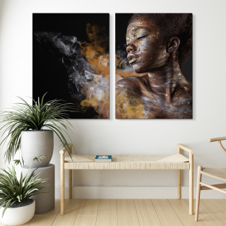 Kit Quadros Decorativos Força e Beleza