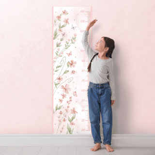 Régua de Crescimento Encanto das Borboletas