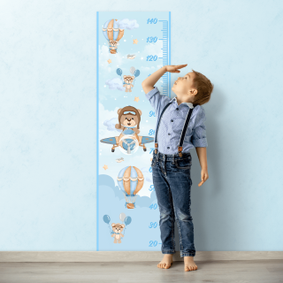 Régua de Crescimento Ursinho Aviador