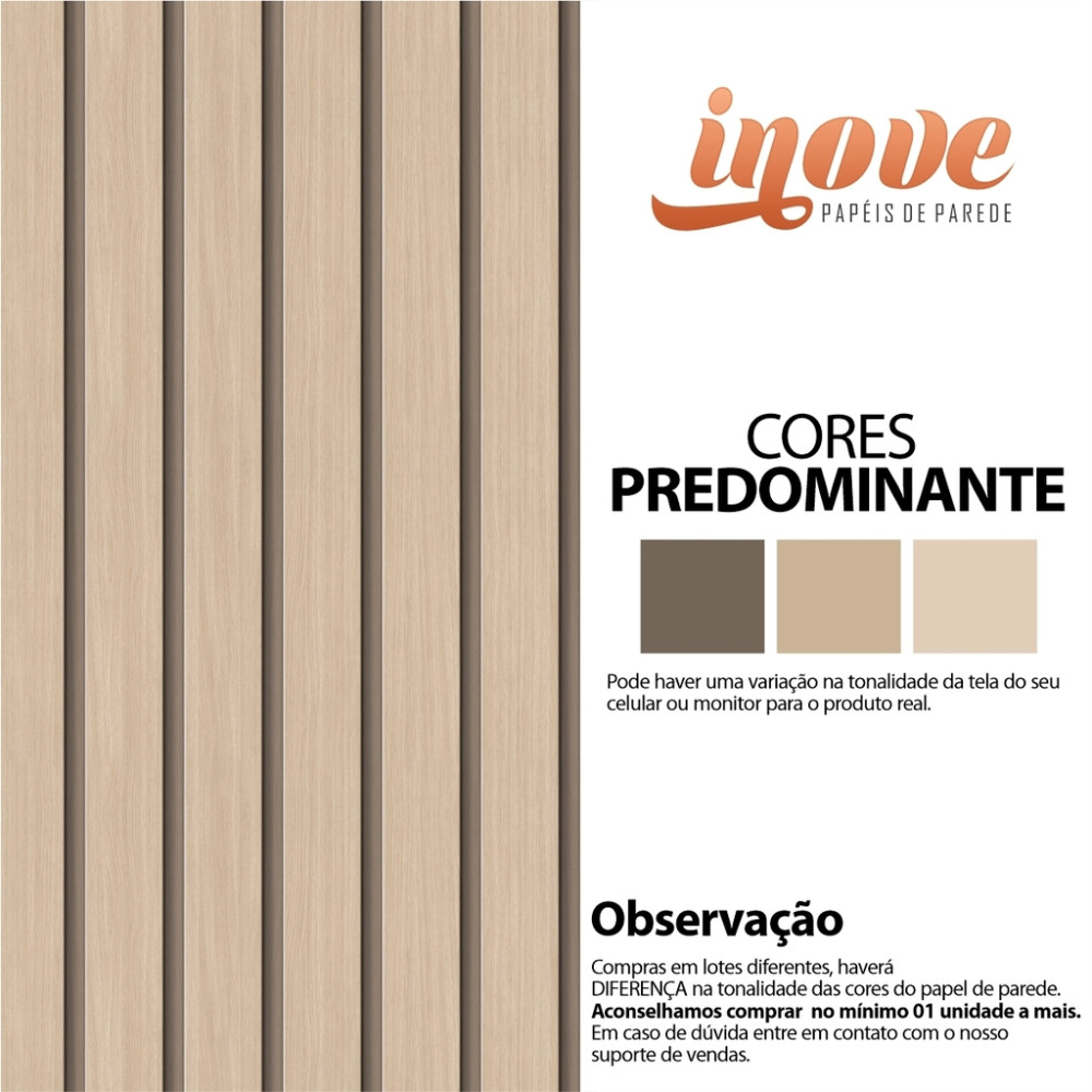 Papel de Parede Madeira Ripada Itália