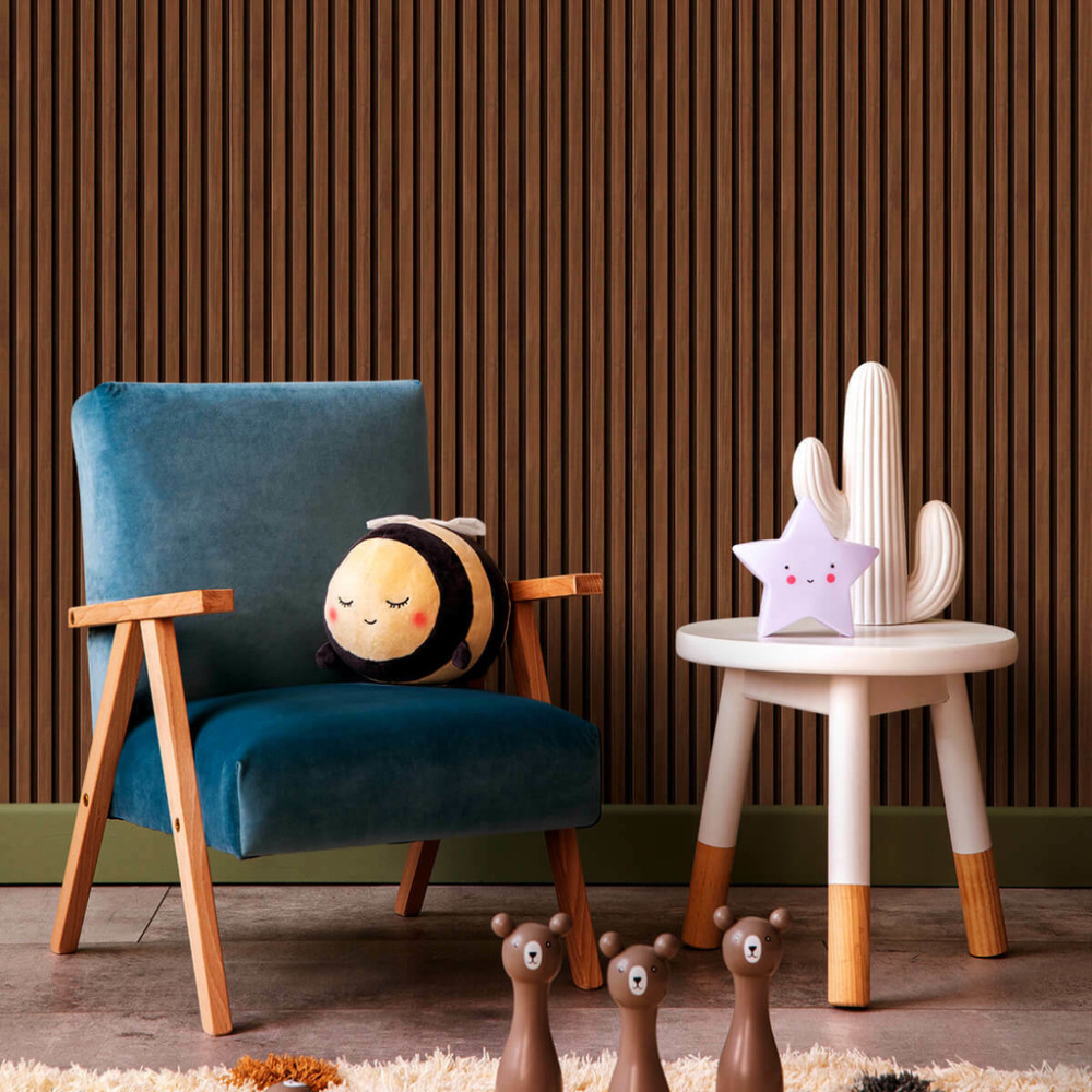 Papel de Parede Madeira Ripada Romênia